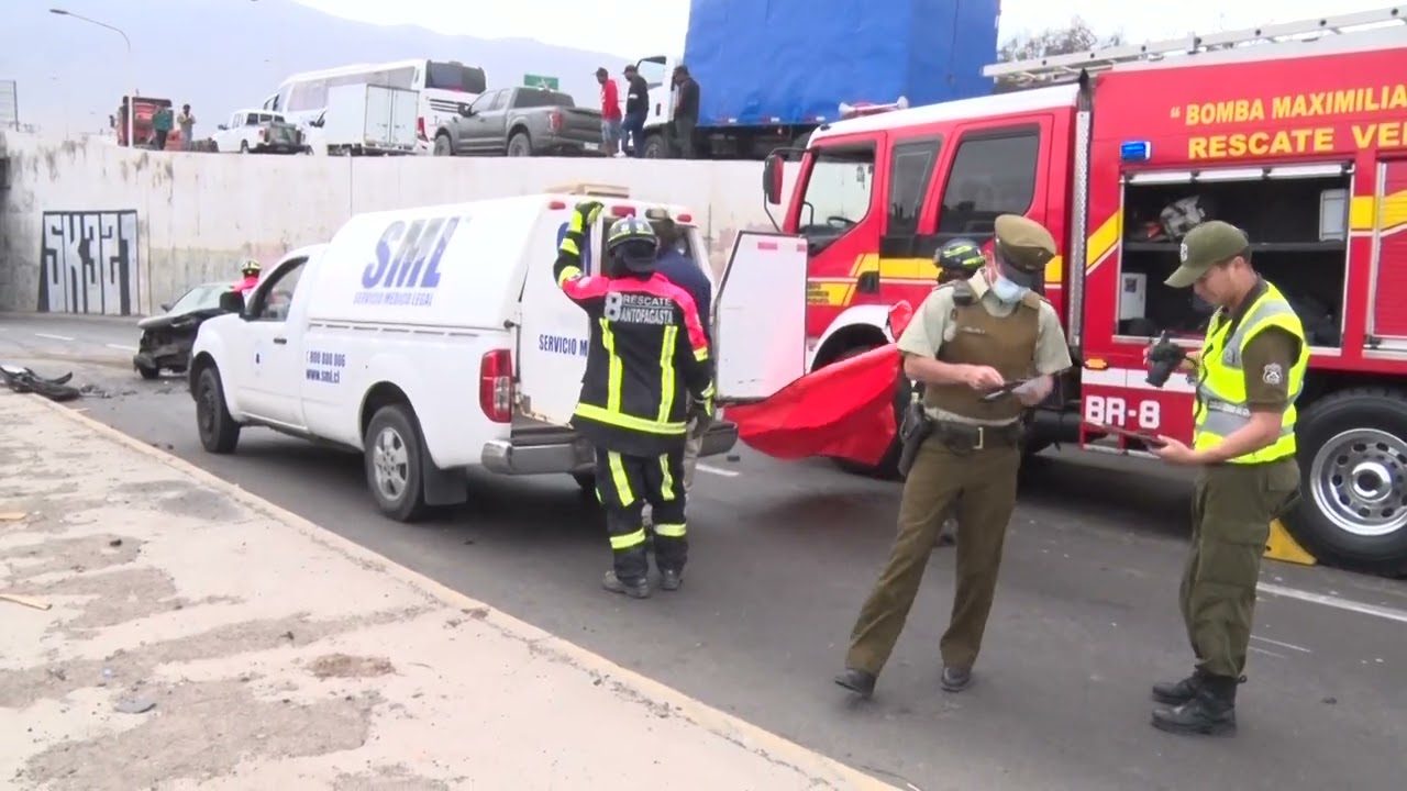 Una persona falleció tras colisionar en Antofagasta