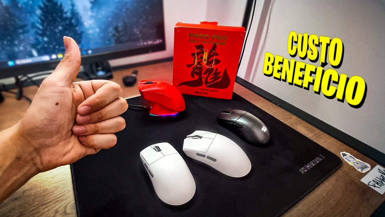 Os 5 Melhores Mouses SEM FIO que já testei pra comprar nessa Black Friday (ótimos pra FPS)