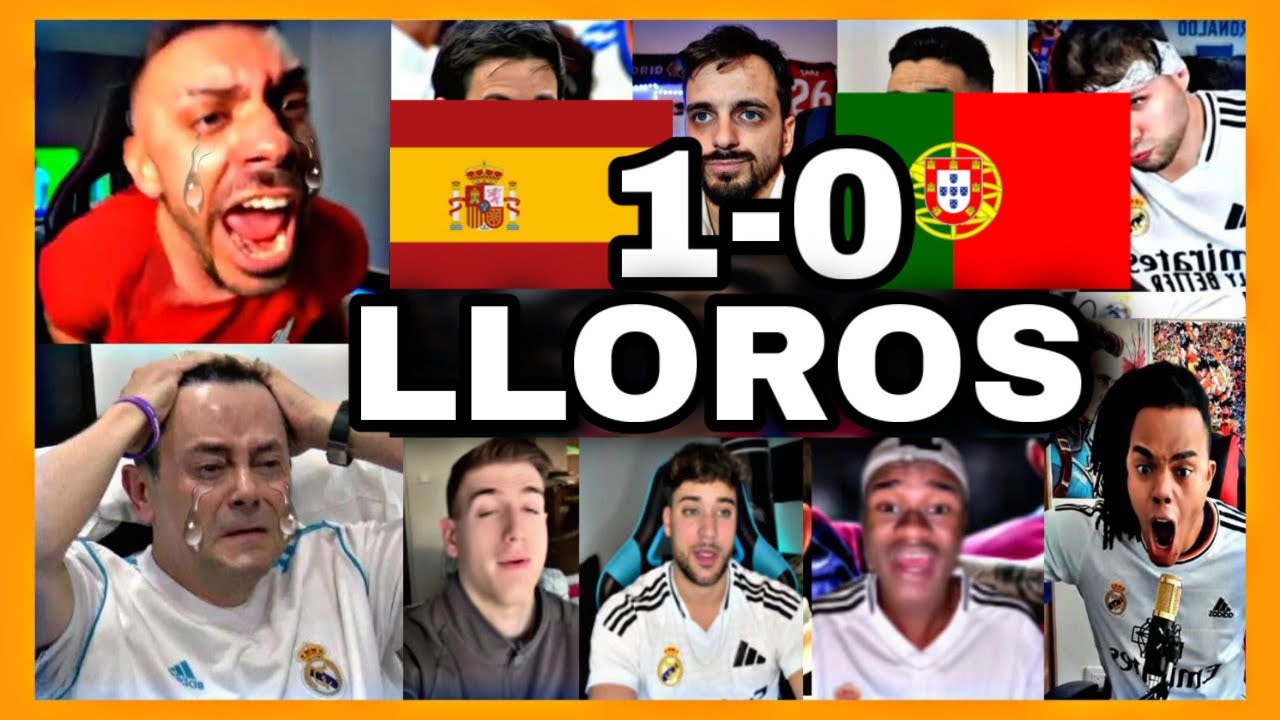 🤣🔥LOS MEJORES LLOROS DE MADRIDISTAS BICHOLOVERS al ESPA&Ntilde;A 1 PORTUGAL 0