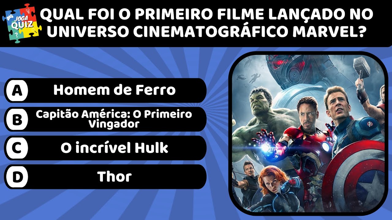QUIZ DA MARVEL | VOC&Ecirc; &Eacute; UM VERDADEIRO F&Atilde; DA MARVEL? | JOGA QUIZ