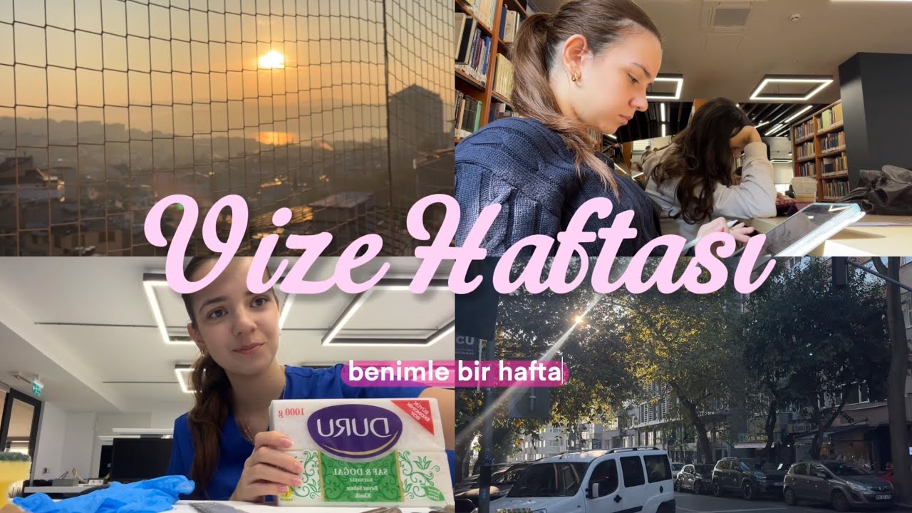 VİZE HAFTASI VLOG || Kasım 2025💌