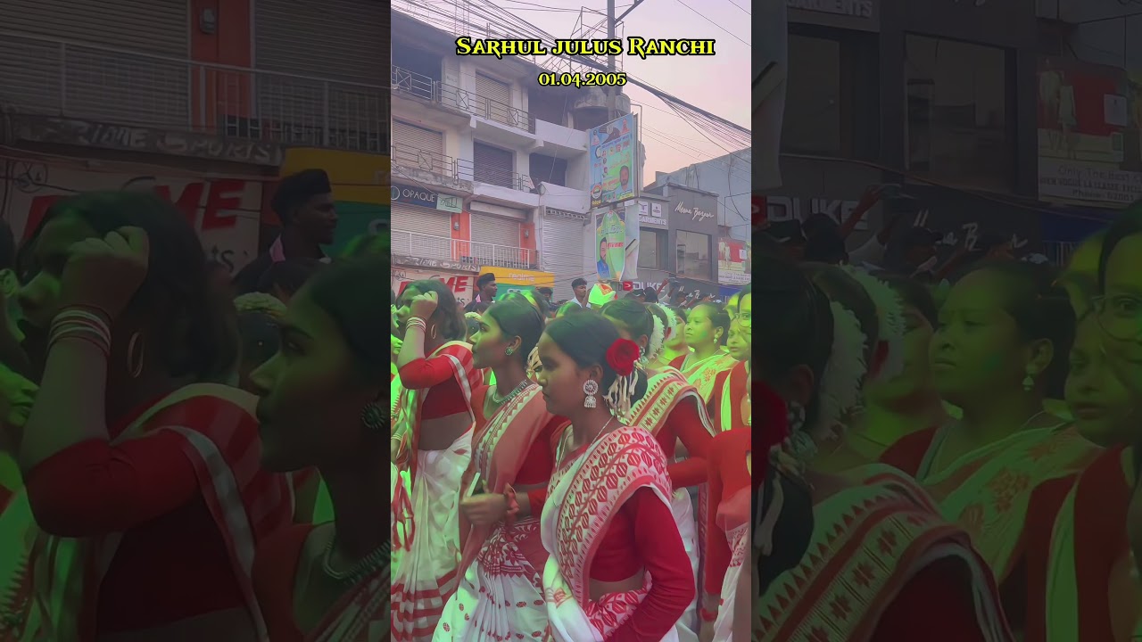 Ranchi Sarhul Julus 01.04.25🇮🇩🌿☘️ #sarhulsong #जोहार_आदिवासी #सरहुल