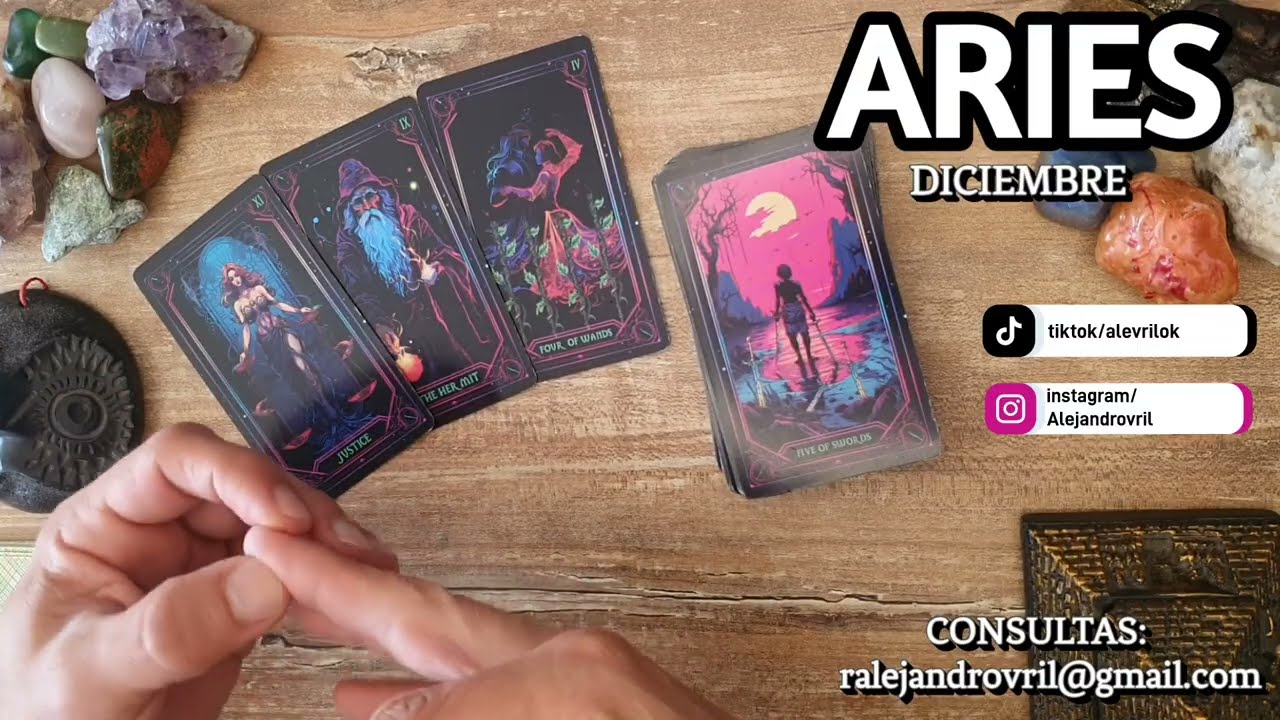 🔴Aries DICIEMBRE UNA VERDAD QUE LIBERA! SABIDURIA! LIBERAS ALGO PROFUNDO Y SALDAS KARMA