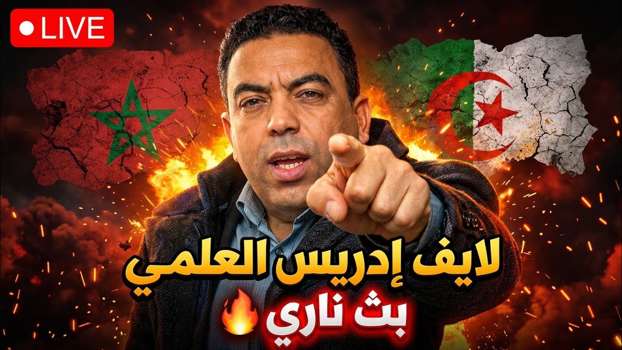 مباشر 🔴 لايف إدريس العلمي في حوار مع الجزائريين - كلام واعر والحقيقة كاملة 🔥🇲🇦