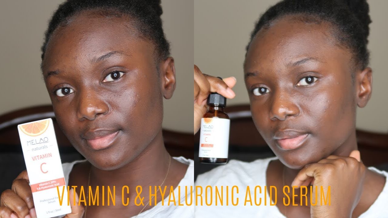 Trying a VITAMIN C & HYALURONIC ACID SERUM!