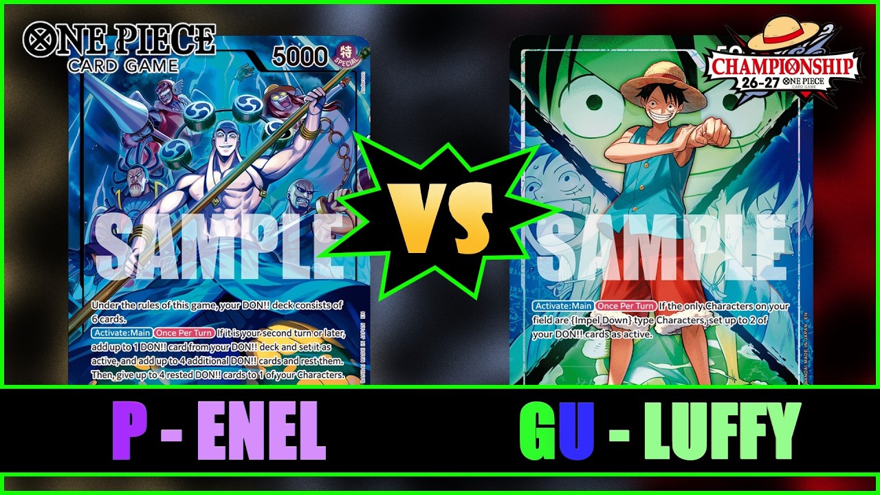 One Piece TCG: Анализ и разбор матча, П. Энел против Луффи из GU (1 сезон BCGFest 2026-27, OP-16)