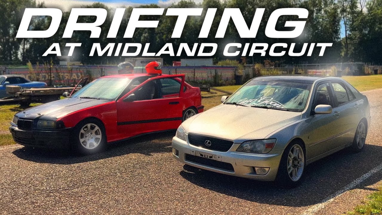 Drifting at Midland Circuit again | BMW E36 & Lexus IS200