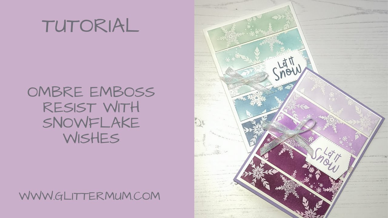 Ombre snowflake