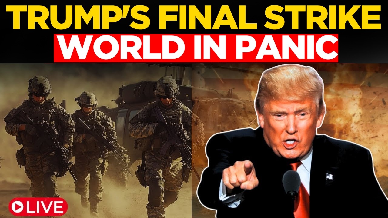 LIVE | Trump&rsquo;s EXPLOSIVE Warning Stuns Iran: &ldquo;We&rsquo;ll Bomb Again&rdquo; | Trump Latest News Live | US News