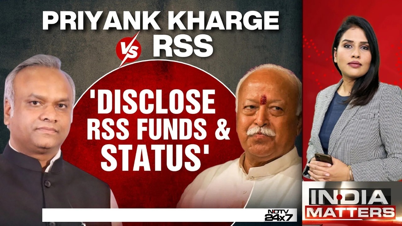 Priyank Kharge Vs RSS: Transparency Demand Sparks Political Clash
