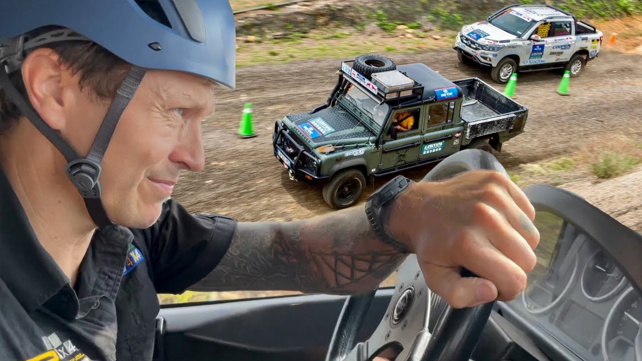 Off-road Rally race in our Land Rover Defender. (Ep 174)