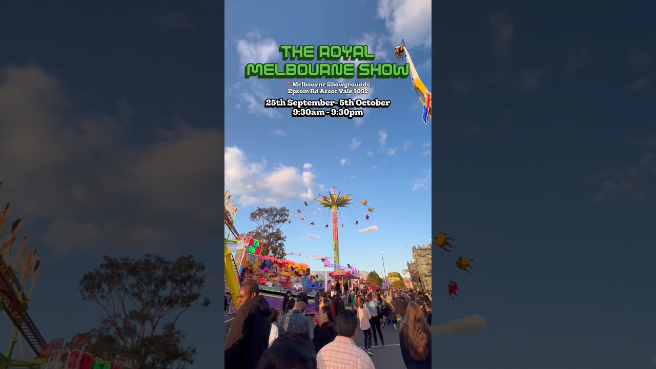 The Royal Melbourne show is here again !! #melbourne #melbourneevents #funfestival #ytshorts #viral