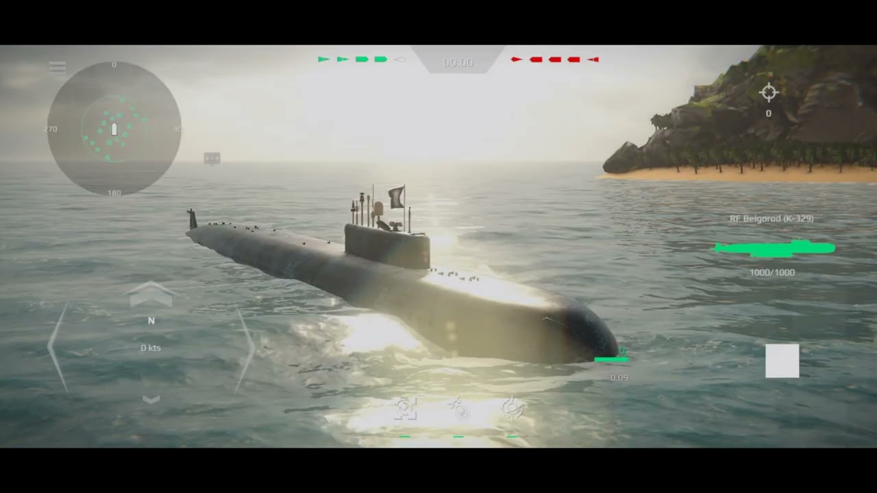 Modern Warships Silent Killer Rf Belegorod #modernwarships #modernwarshipsindia #gaming #gameplay