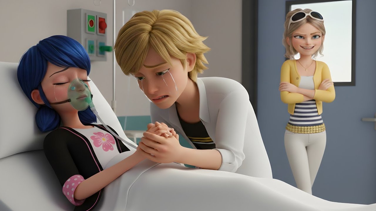 Marinette in hospital😭 because of Chloe evils plan's😰. @AnimaxHunters @sketnova22 
