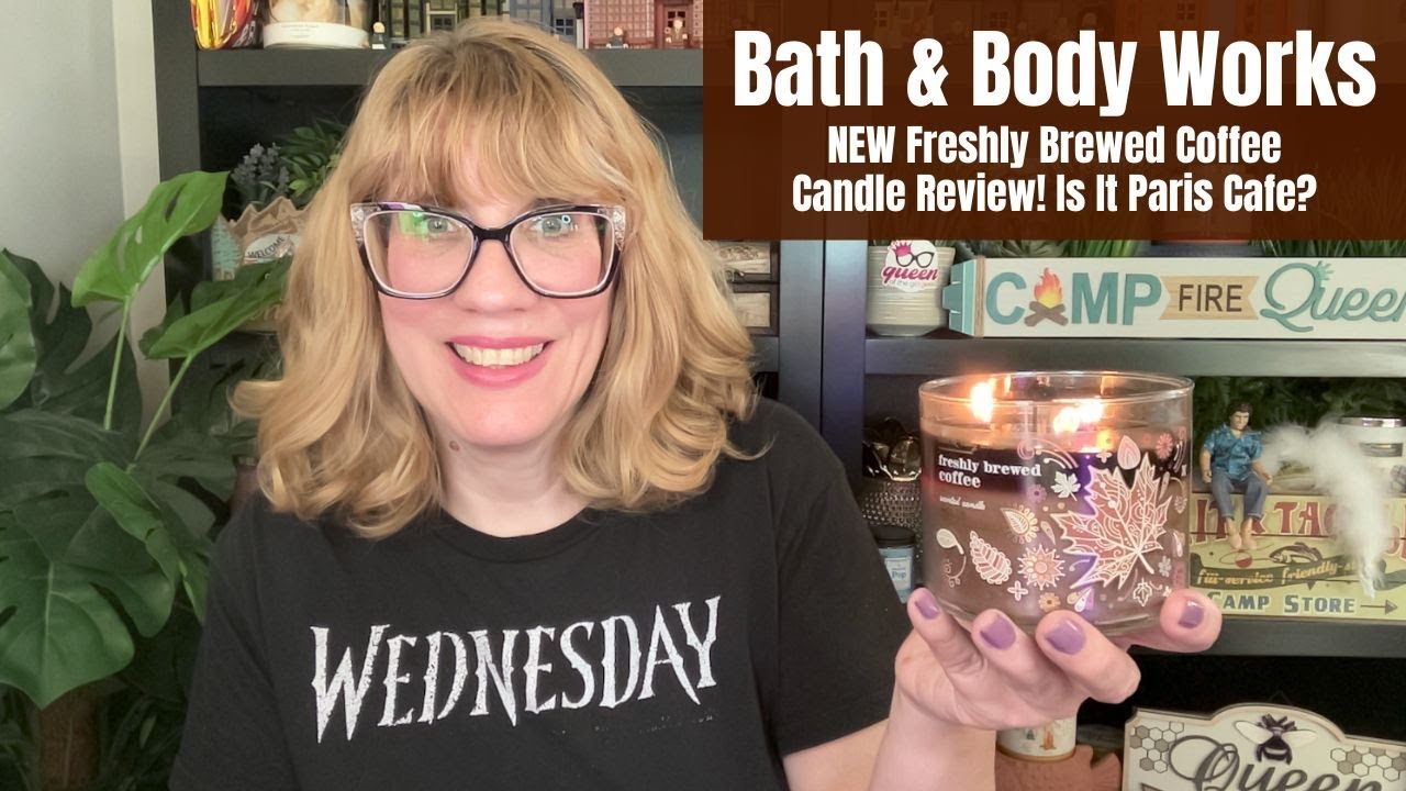 Bath & Body Works NEW Freshly Brewed Coffee Canadle Review! Is It Paris Cafe?