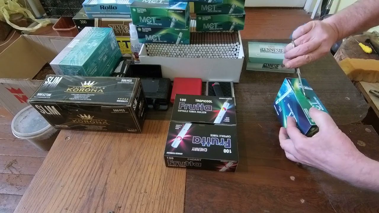 Гильзы с капсулой Frutta,MCT,Tropicool, Cherry, Apple mint, Berry Mint, Fruit, Menthol