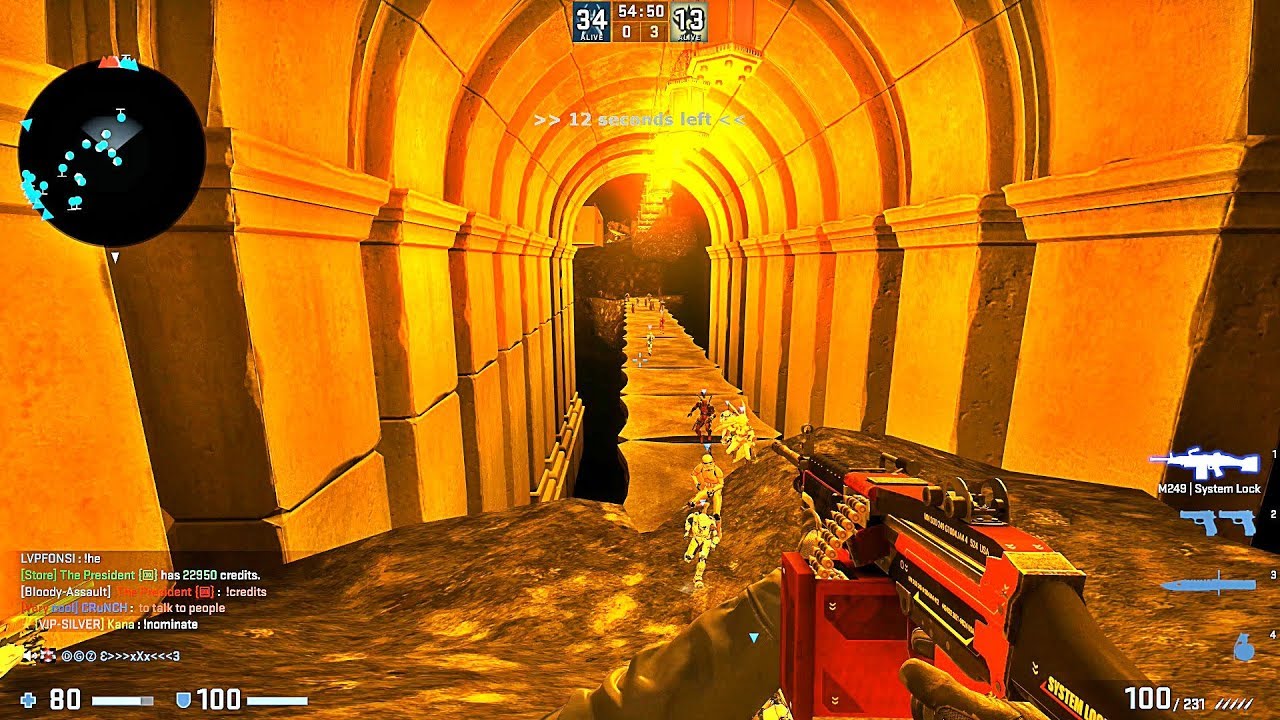 CS:GO · Zombie Escape Mod: ze_lucy_escape_b1_fix2 - Level 1