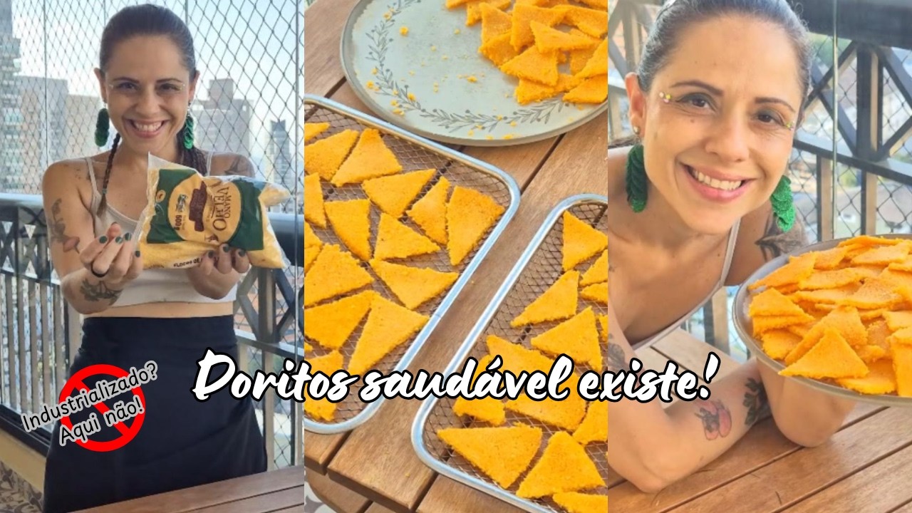 Fiz Doritos Caseiro com Flocão de Milho e ficou INACREDITÁVEL!