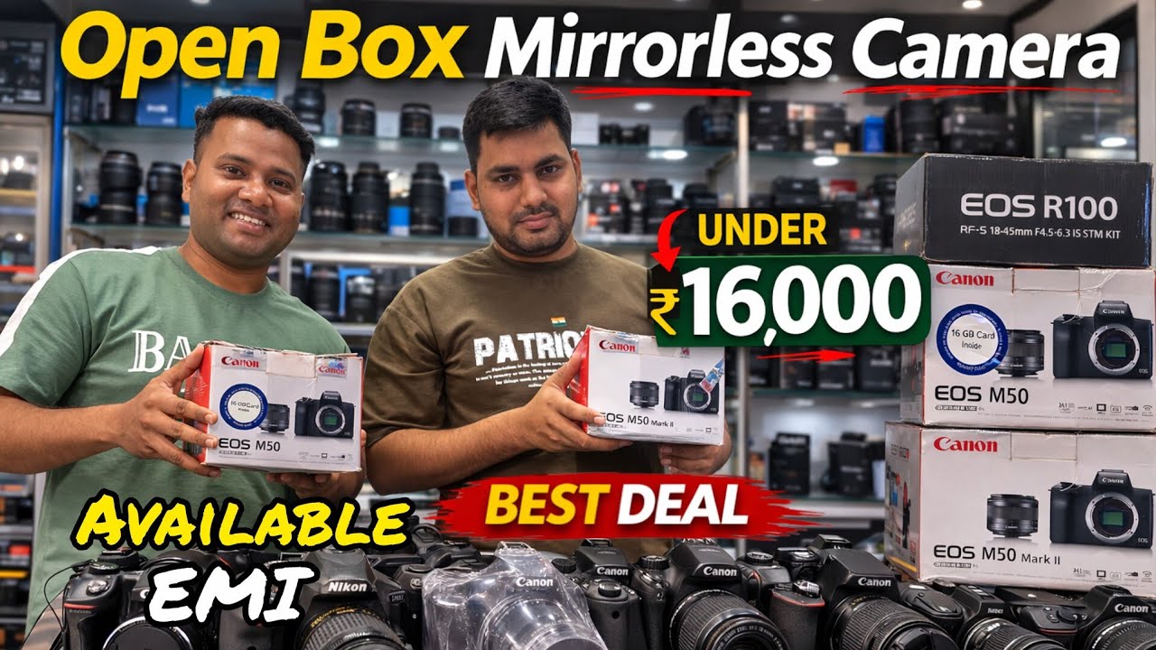 Open Box Mirrorless Camera Under 16000 😱 | EMI And All INDIA Delivery Available 