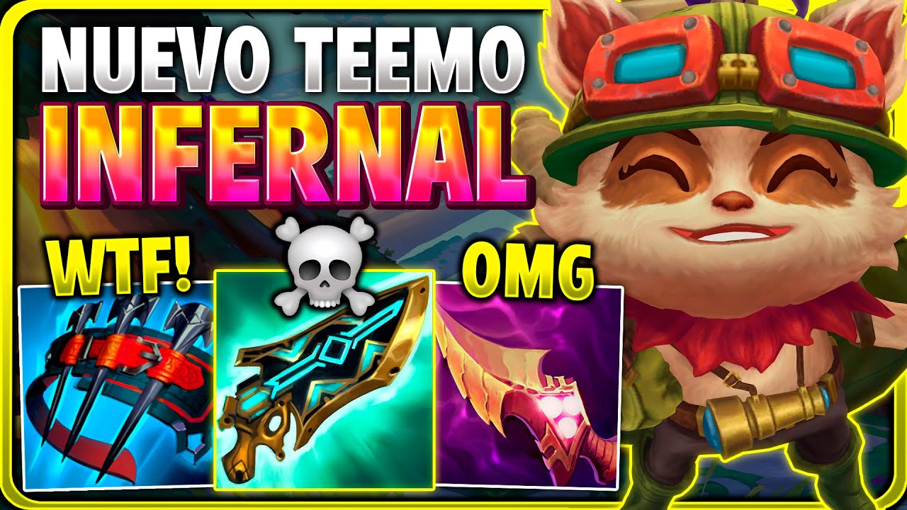 😨PERO... RIOT?! el *NUEVO TEEMO* con SABLE PISTOLA HEXTECH y el NUEVO OBJETO MISTERIOSO es VOMITIVO