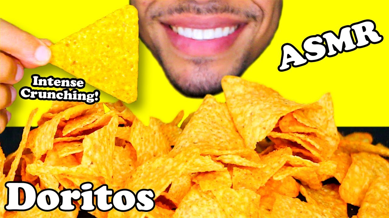 ASMR DORITOS NACHO CHEESE CHIPS MUKBANG JERRY [WARNING] *INTENSE CRUNCHING*