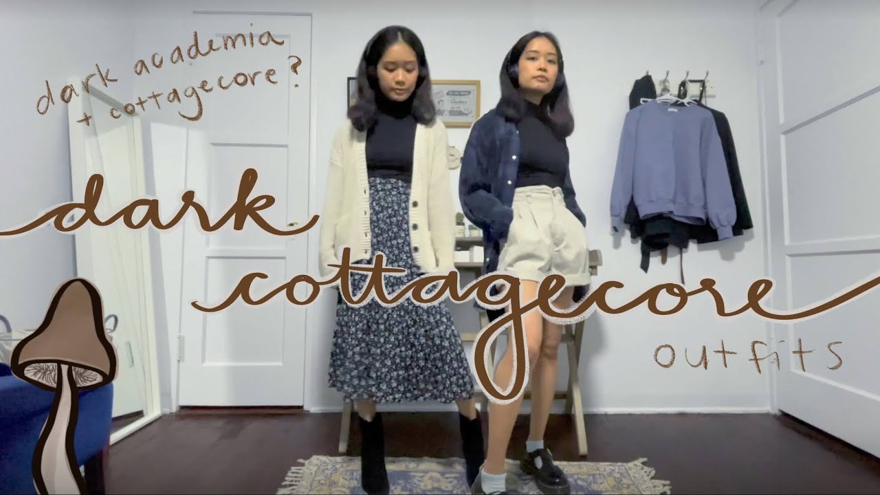 Dark Academia x Cottagecore Outfit Ideas
