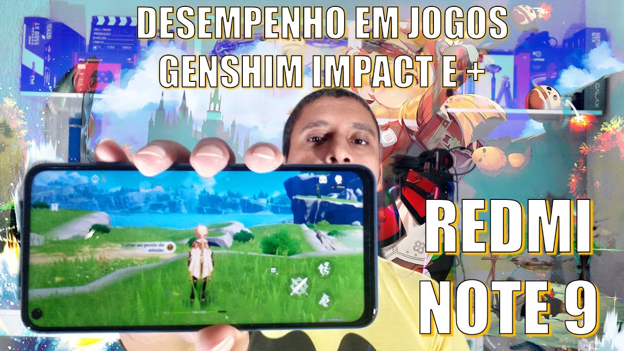 Xiaomi Redmi Note 9 – Genshin Impact e muito mais - Teste de desempenho em jogos