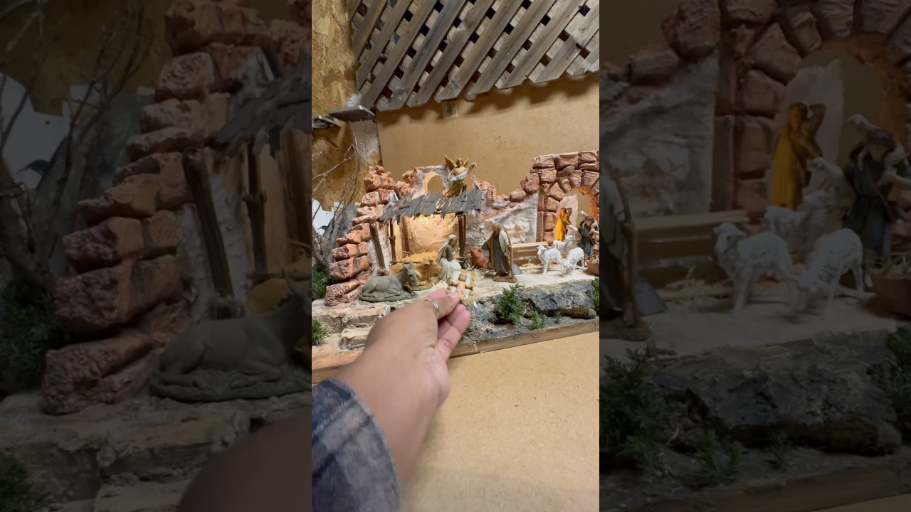 christmas Nativity scene #christmas #nativityscene #art