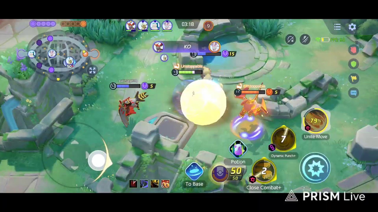 pokemon unite # gaming Live streaming of Kisan gaming live