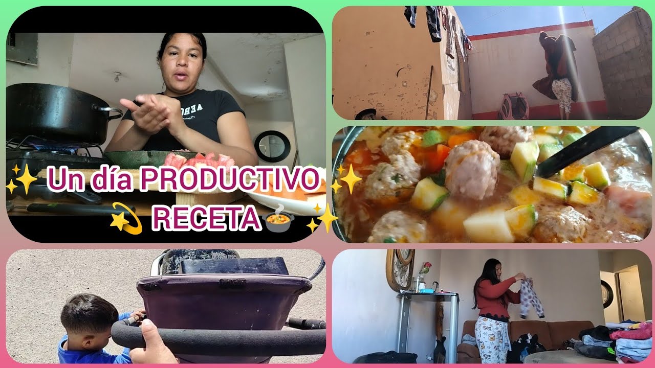 Un día PRODUCTIVO conmigo✨ 🤗 \ RECETA 🍲 🤤 ✨ 