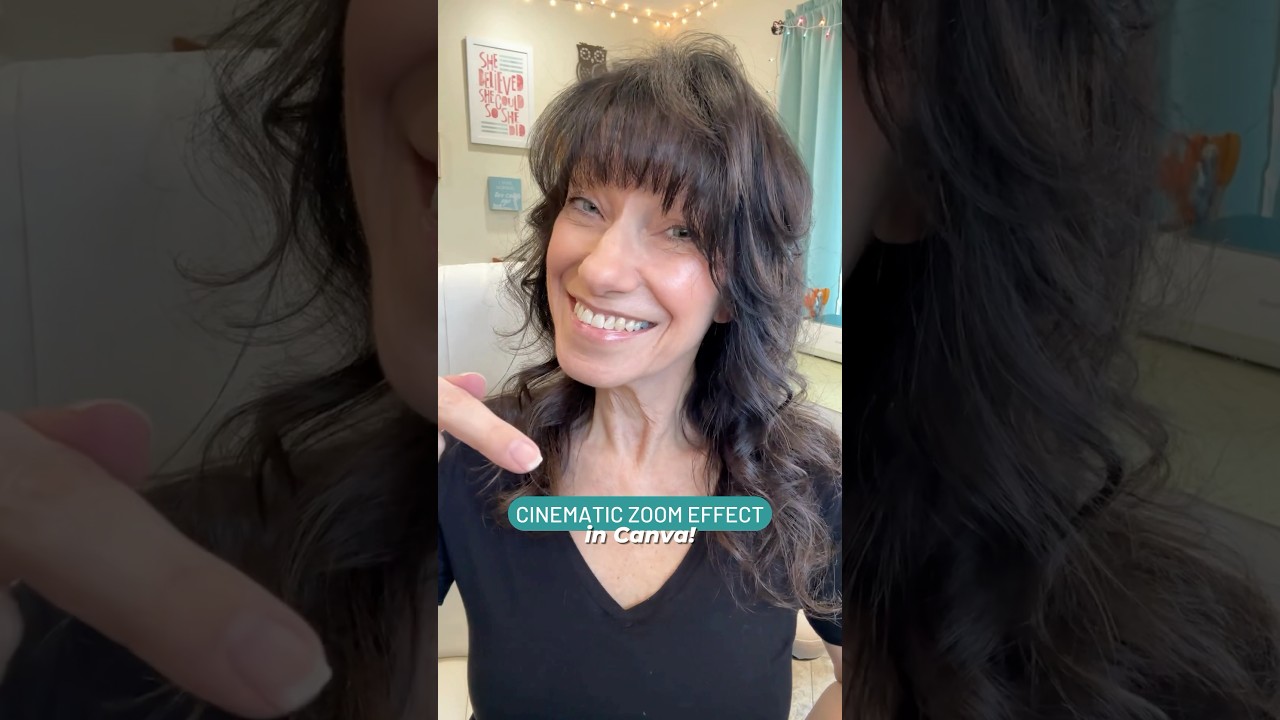 🎥Cinematic zoom effect in Canva!