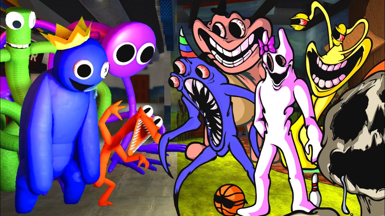 GARTEN OF BANBAN vs RAINBOW FRIENDS 🎶 ROBLOX Rainbow Friends FNF Mod SONG