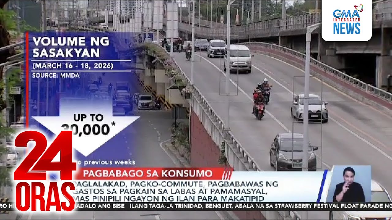 Paglalakad, pagko-commute, pagbabawas ng gastos sa pagkain sa labas at pamamasyal...| 24 Oras