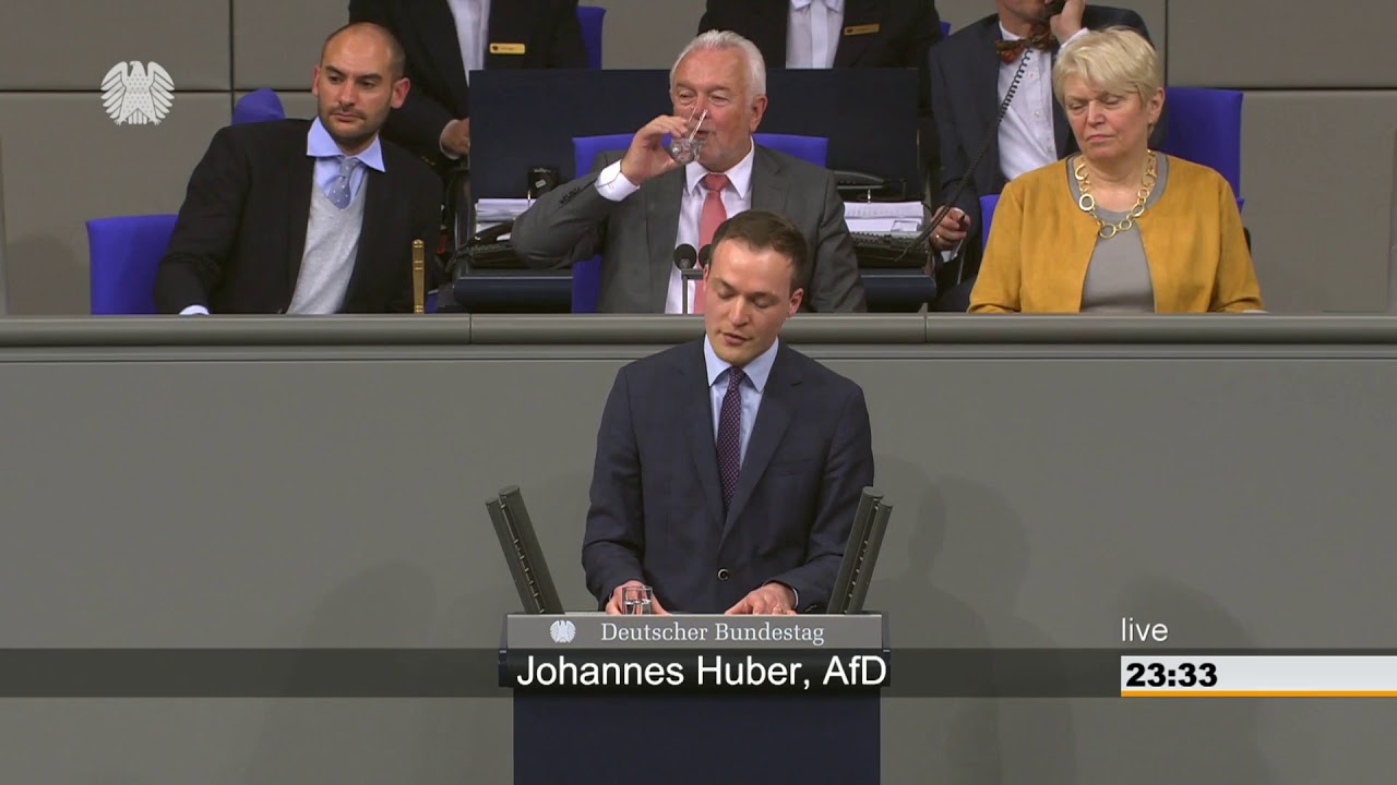 Johannes Huber: Ehrenamt in Bevölkerungsschutz und Katastrophenhilfe [Bundestag 21.03.2019]