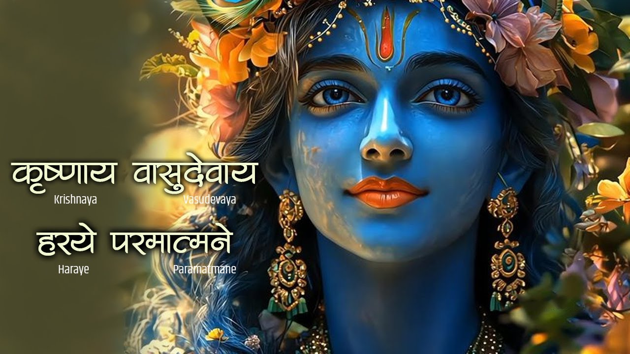 Om Krishnaya Vasudevaya Haraye Paramatmane | Krishna Mantra | कृष्णाय वासुदेवाय हरये परमात्मने