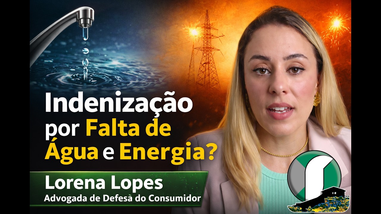 Direito à indenização por falta de água e energia? | Entrevista com Lorena Lopes