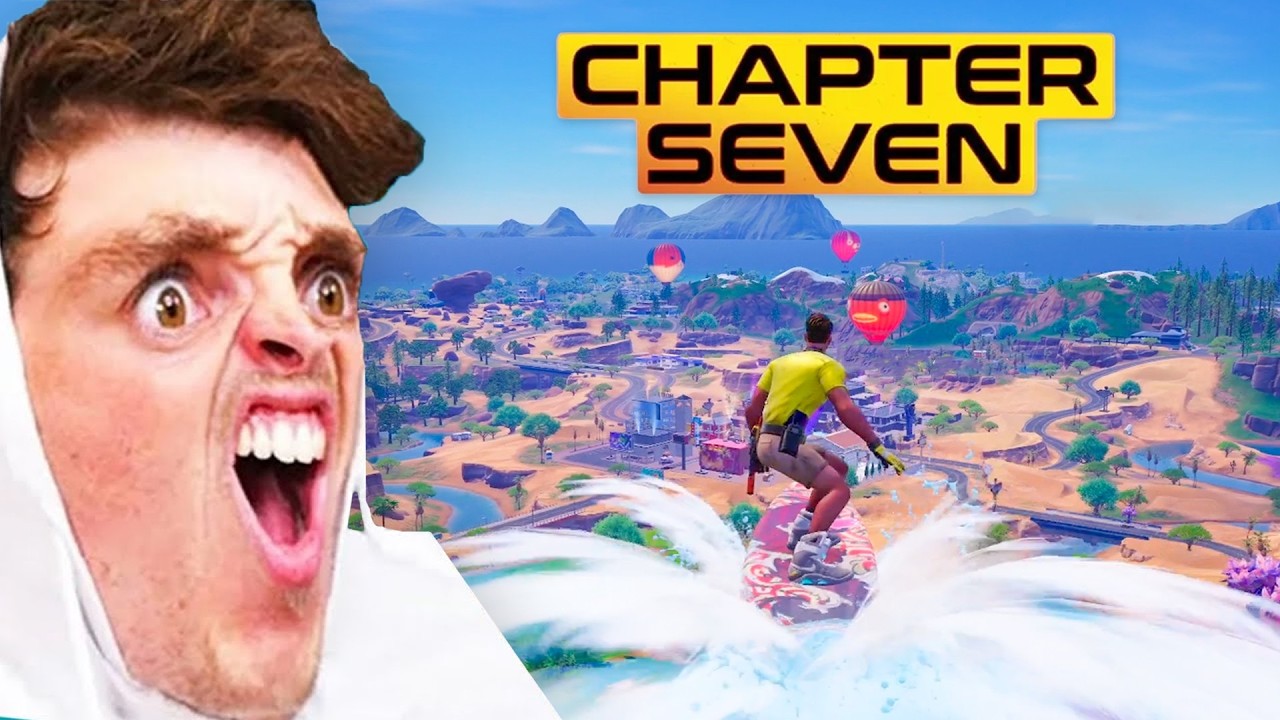 LazarBeam Plays Fortnite CHAPTER 7 (world first)