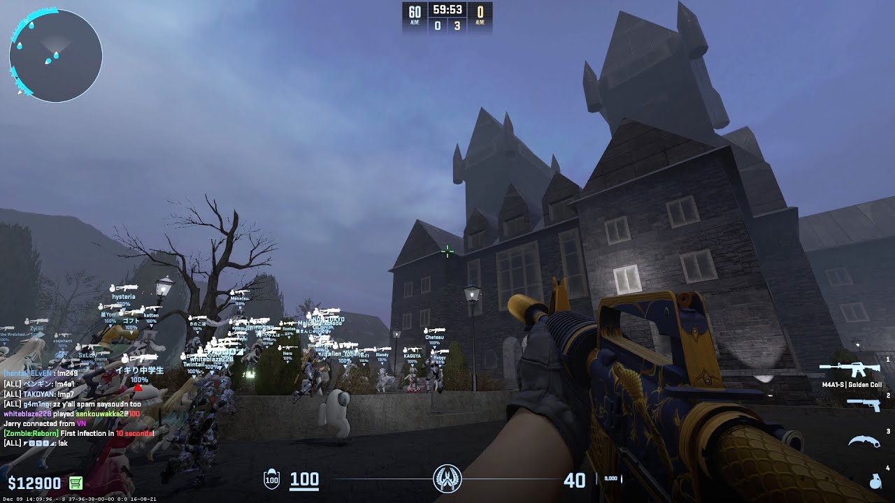 CS2 Zombie Escape ze_outlast (Все этапы) на сервере PSE