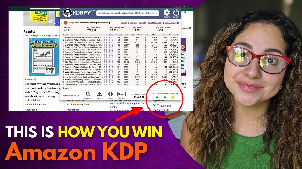 Исследовательская сессия по нише для самостоятельной публикации на Amazon KDP