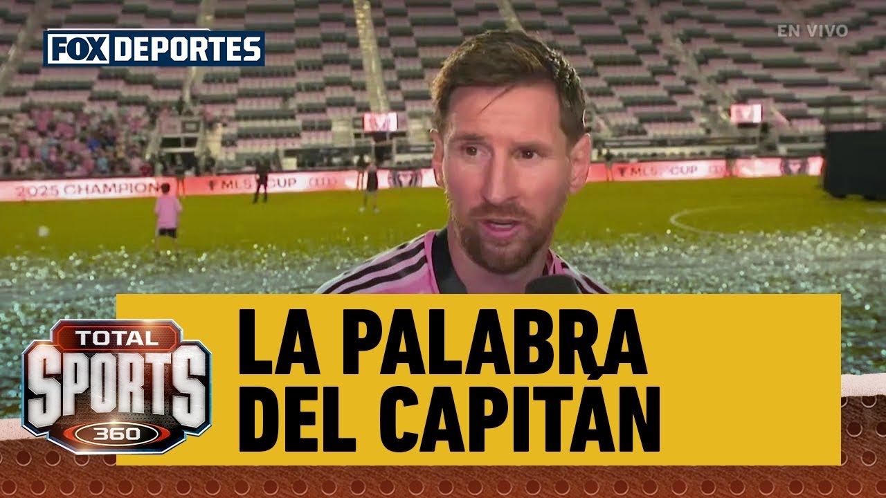 🏆😎 LIONEL MESSI, todas sus palabras al ser CAMPE&Oacute;N con INTER MIAMI | MLS 2025