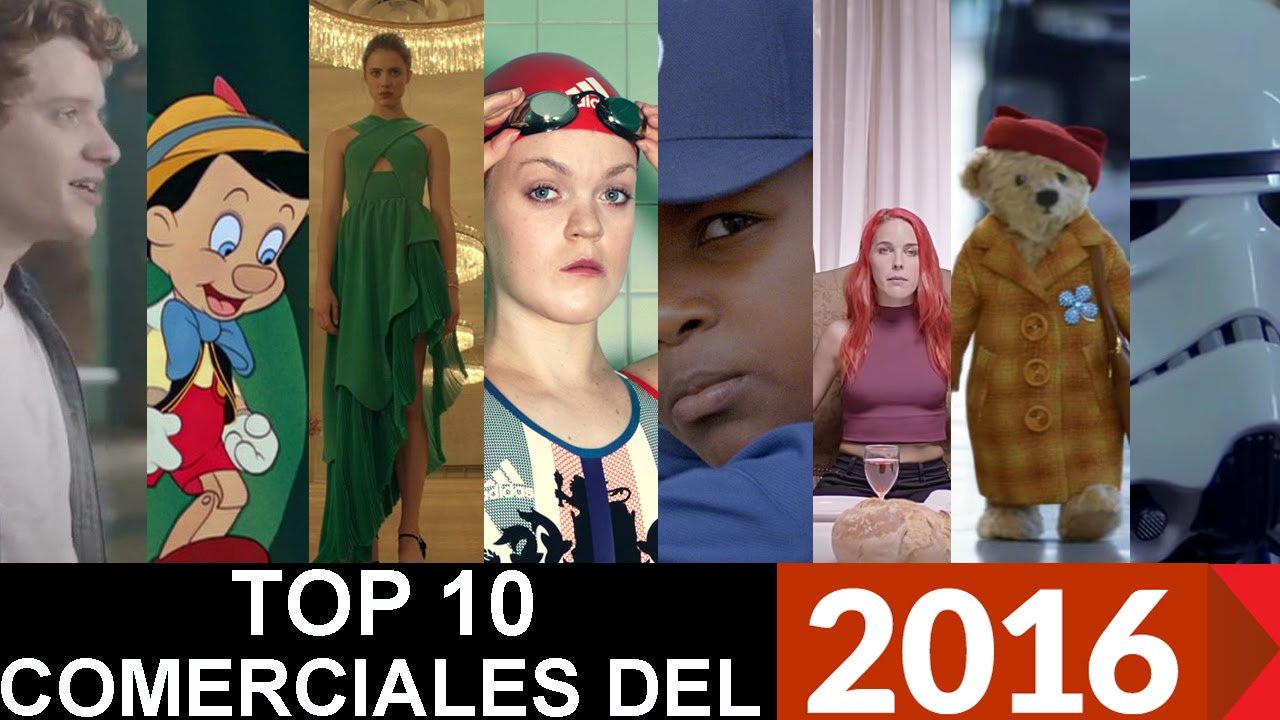 Top 10 Comerciales del 2016