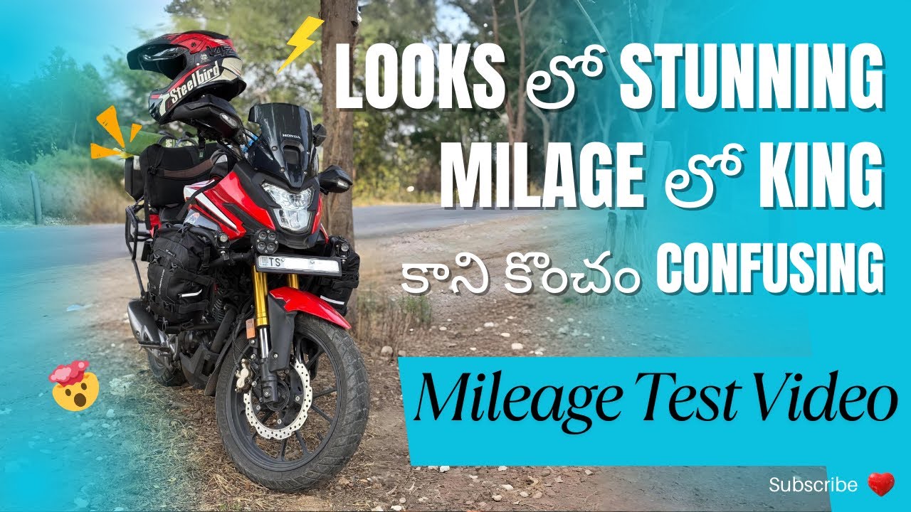 😲 ⚡️ Honda Nx200 CB200x Mileage Test Video ‼️ Worthy?