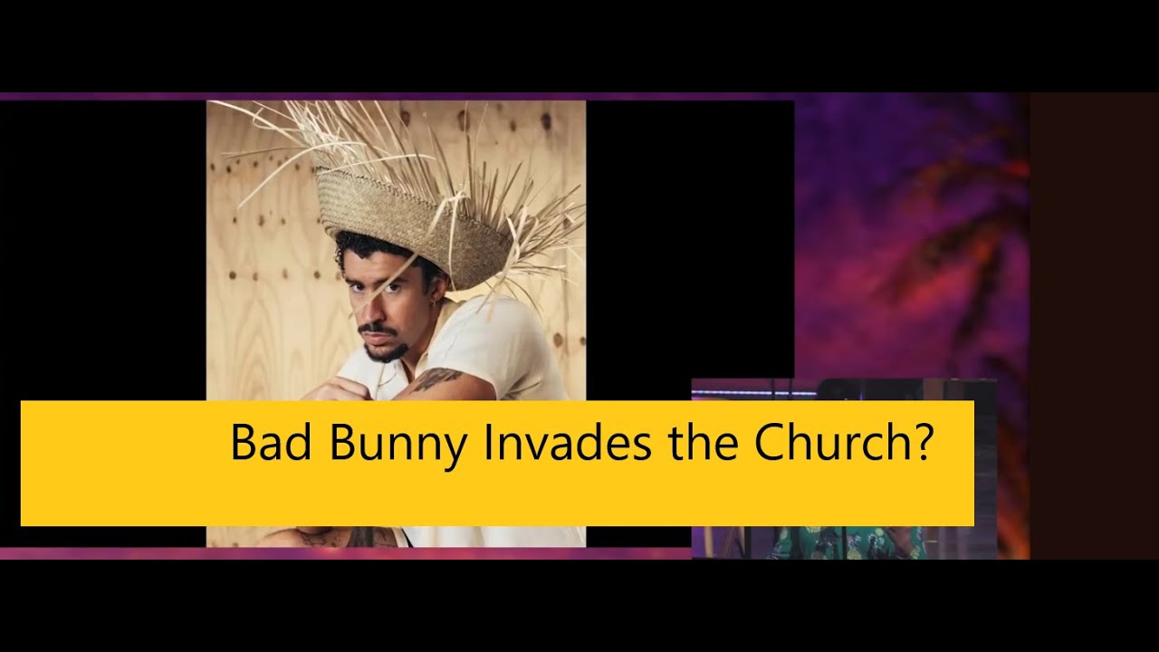 Bad Bunny is the center of Methodist Worship? #badbunny #methodistchurch