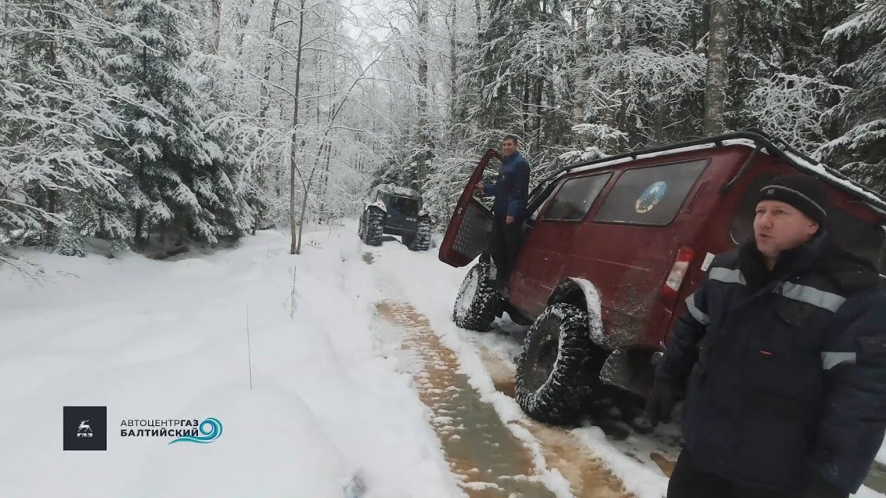 По зимнему лесу на Соболях 4х4