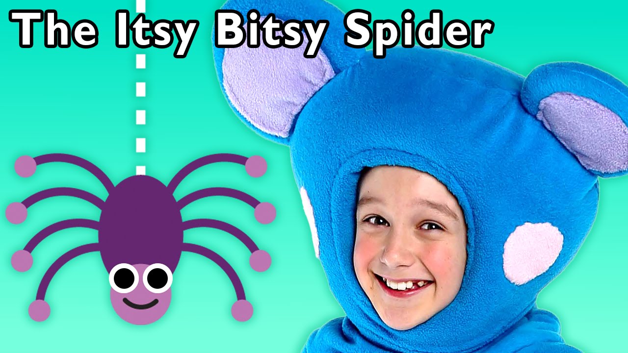 Spider Sing Along | Itsy Bitsy Spider + More | Mother Goose Club Phonics Songs