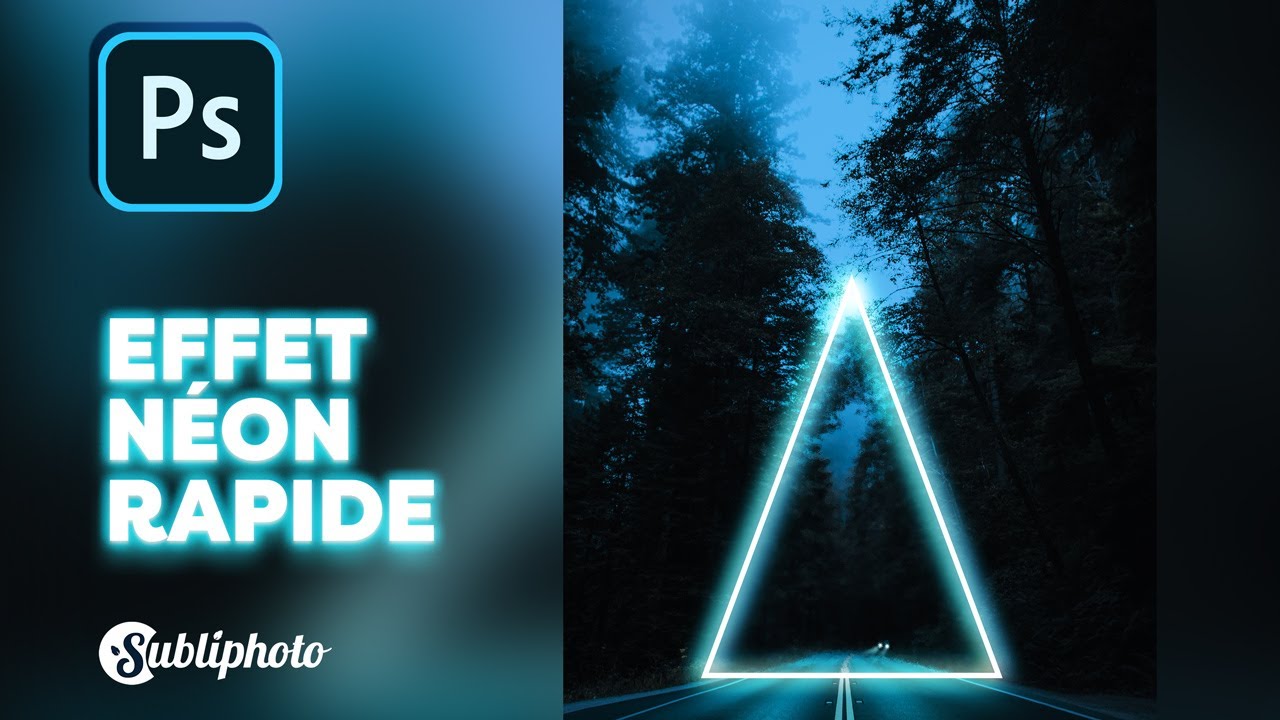 Créer un effet néon sur photoshop en 5 minutes