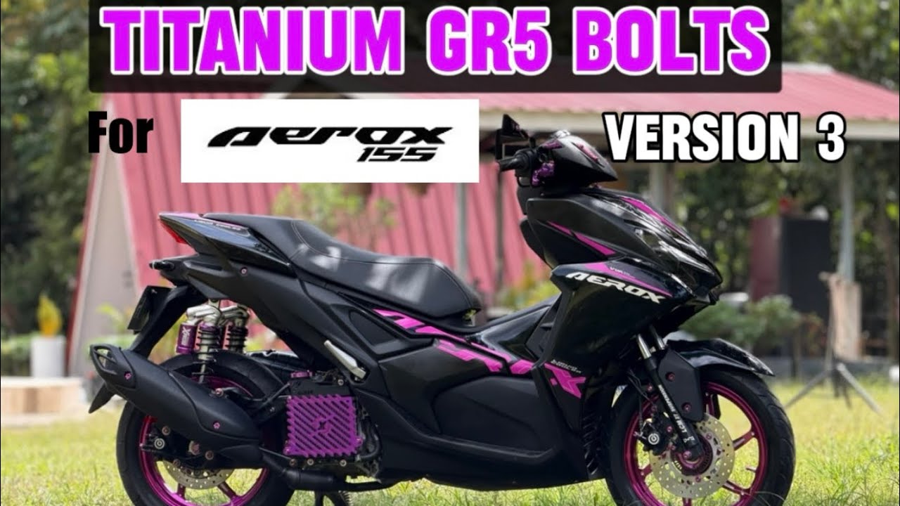 Aerox V3 Titanium GR5 Bolts