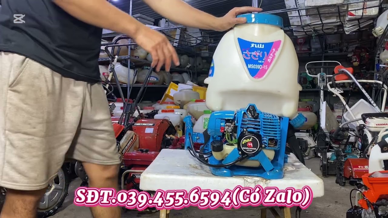 Máy Móc Nông Nghiệp Nhật Bãi. Máy Phun Phân, xạ Lúa, Máy Phun Thuốc, Máy Xới Đất 039.455.6594