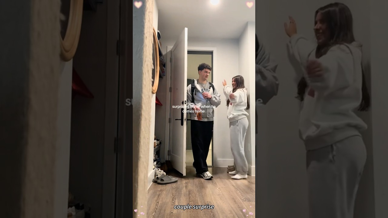 His reaction was worth it #relationship #love #surprisereunion #couple #longdistancerelationship