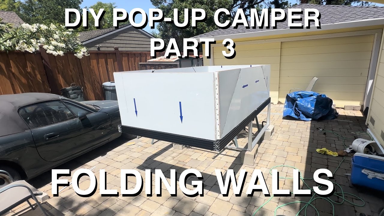 DIY Pop-Up Camper for the Ford Maverick - Part 3 - The Folding Walls
